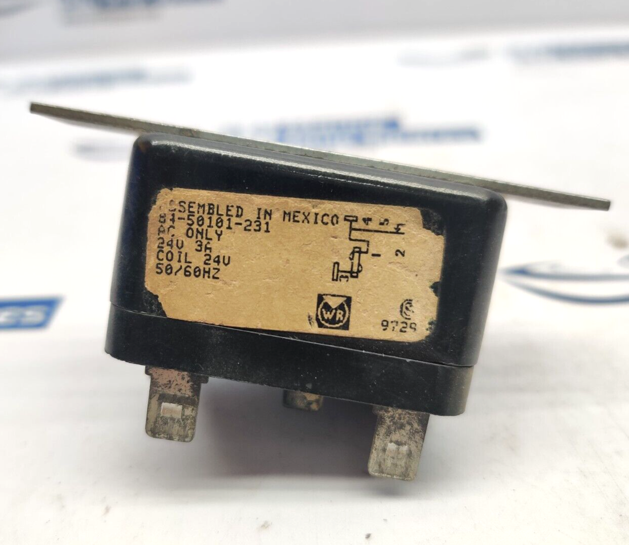 White Rodgers 84-50101-231 Fan Relay 24Vac 3A 24V 50/60Hz
