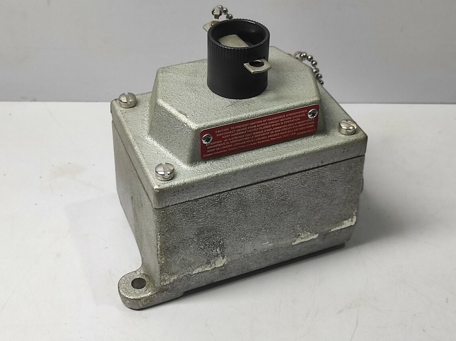 Cooper Crouse-Hinds 41A230022P1 Explosion Proof Control Station Push Button