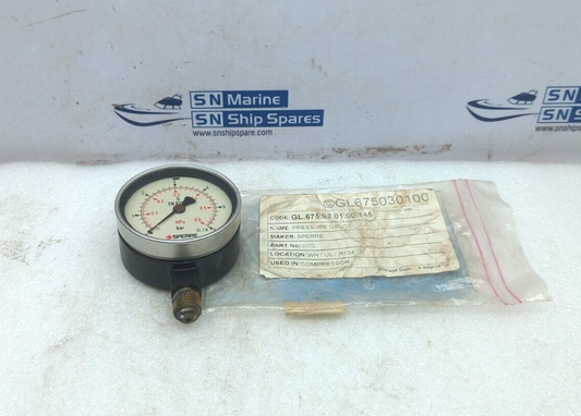 Wika 0-6Bar 0-0.6 MPa Pressure Gauge Sperre 3770