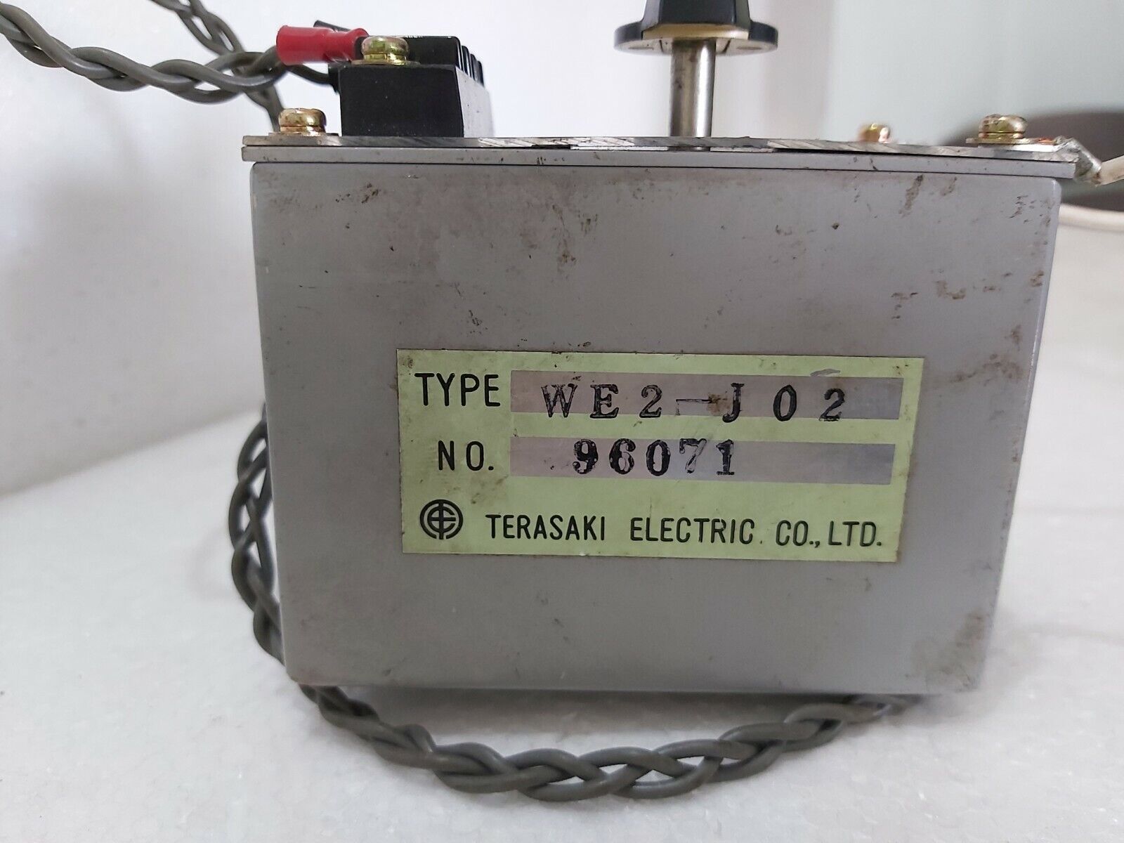 TERASAKI WE2-J02 REFERENCE RESISTOR WE2J02 0-600C 