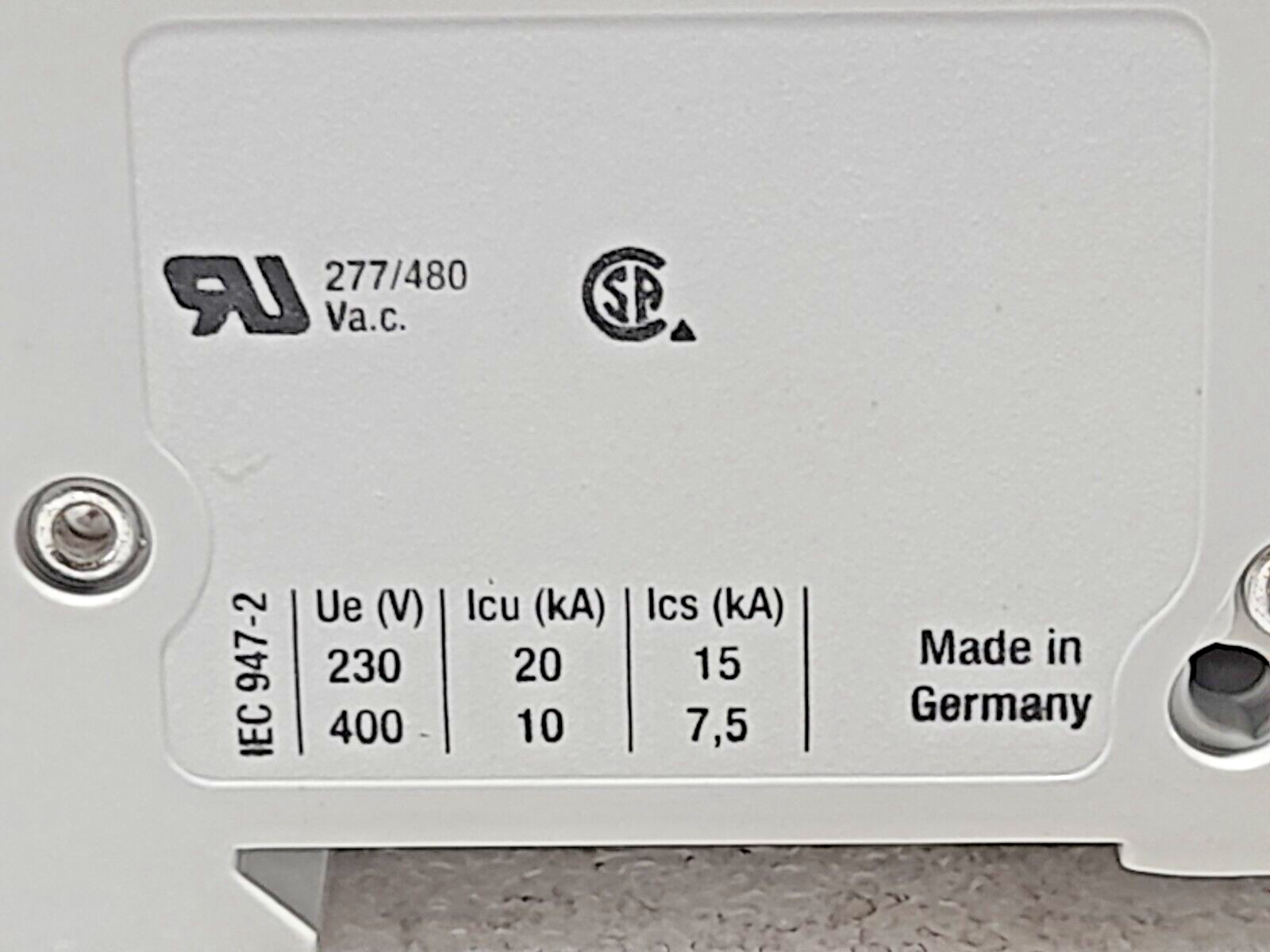 ABB S202-K16 Miniature Circuit Breaker 16A 2CD S252 001 R0467