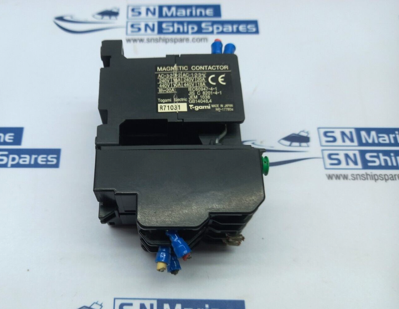 Togami Electric CLK-15JT40-P12C Magnetic Contactor 200V 50Hz 200-220V 60Hz