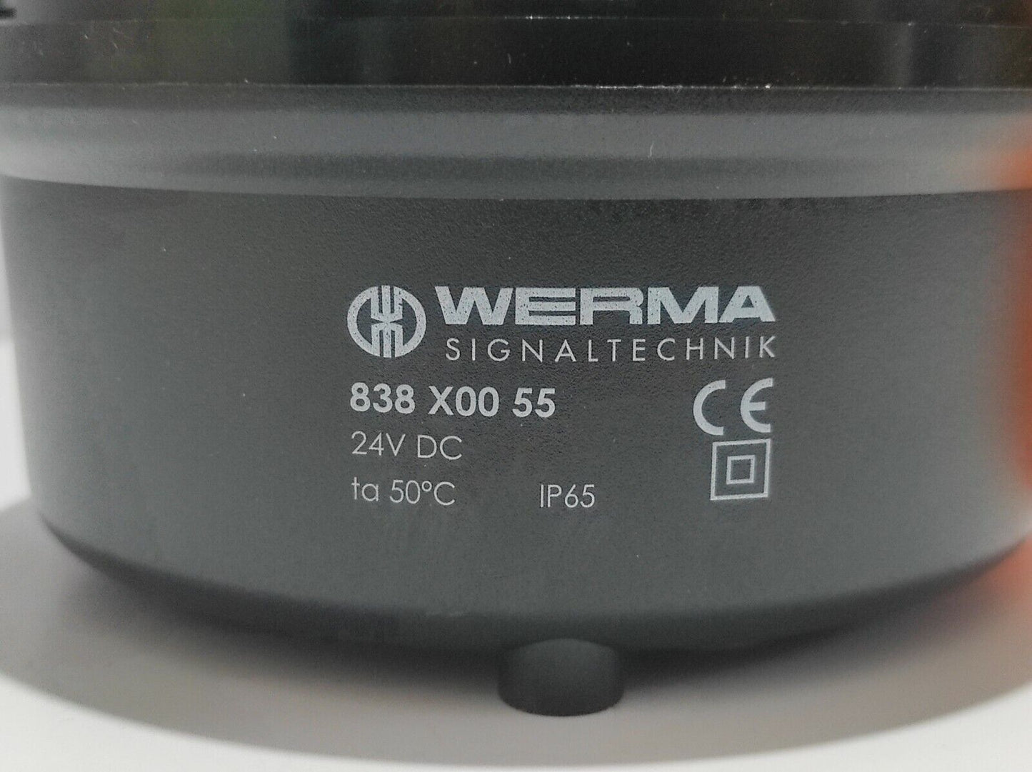 Werma 838 300 55 Double Flash Beacon BM 24VDC YE 83830055 838 X00 55 740.838.055