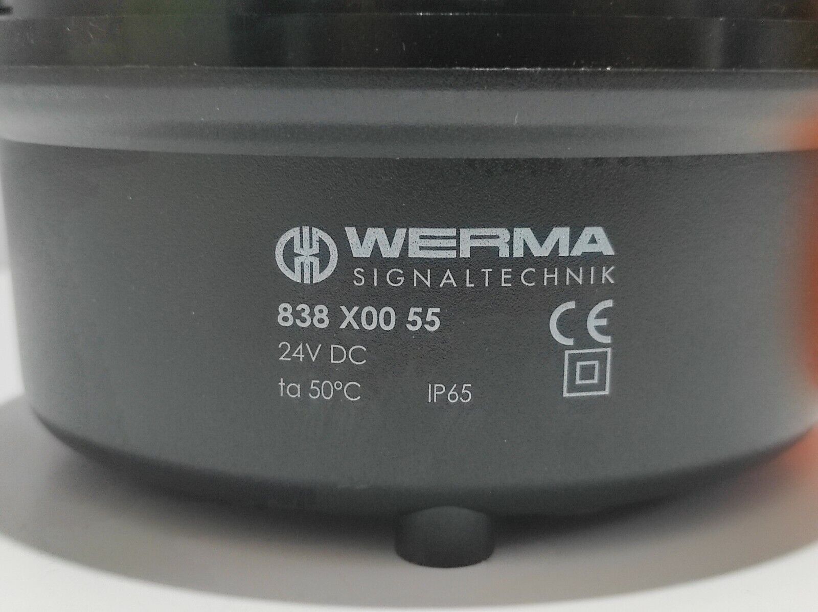 Werma 838 300 55 Double Flash Beacon BM 24VDC YE 83830055 838 X00 55 740.838.055