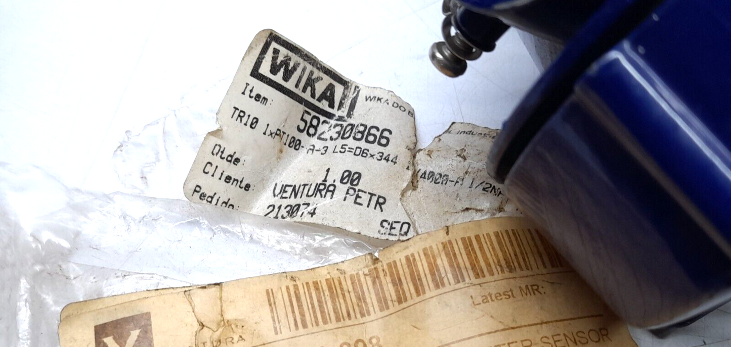 Wika 58230866 TR10 Resistance Thermometer Thermo Electra LEX25B