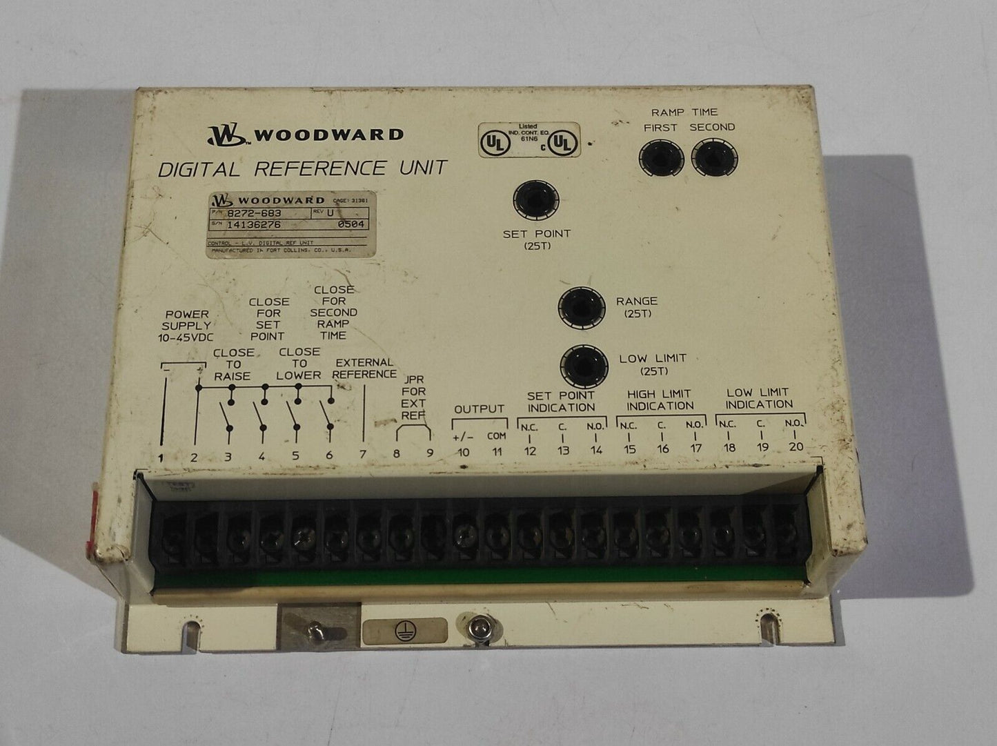 Woodward 8272-683 Rev U Digital Reference Unit 8272683