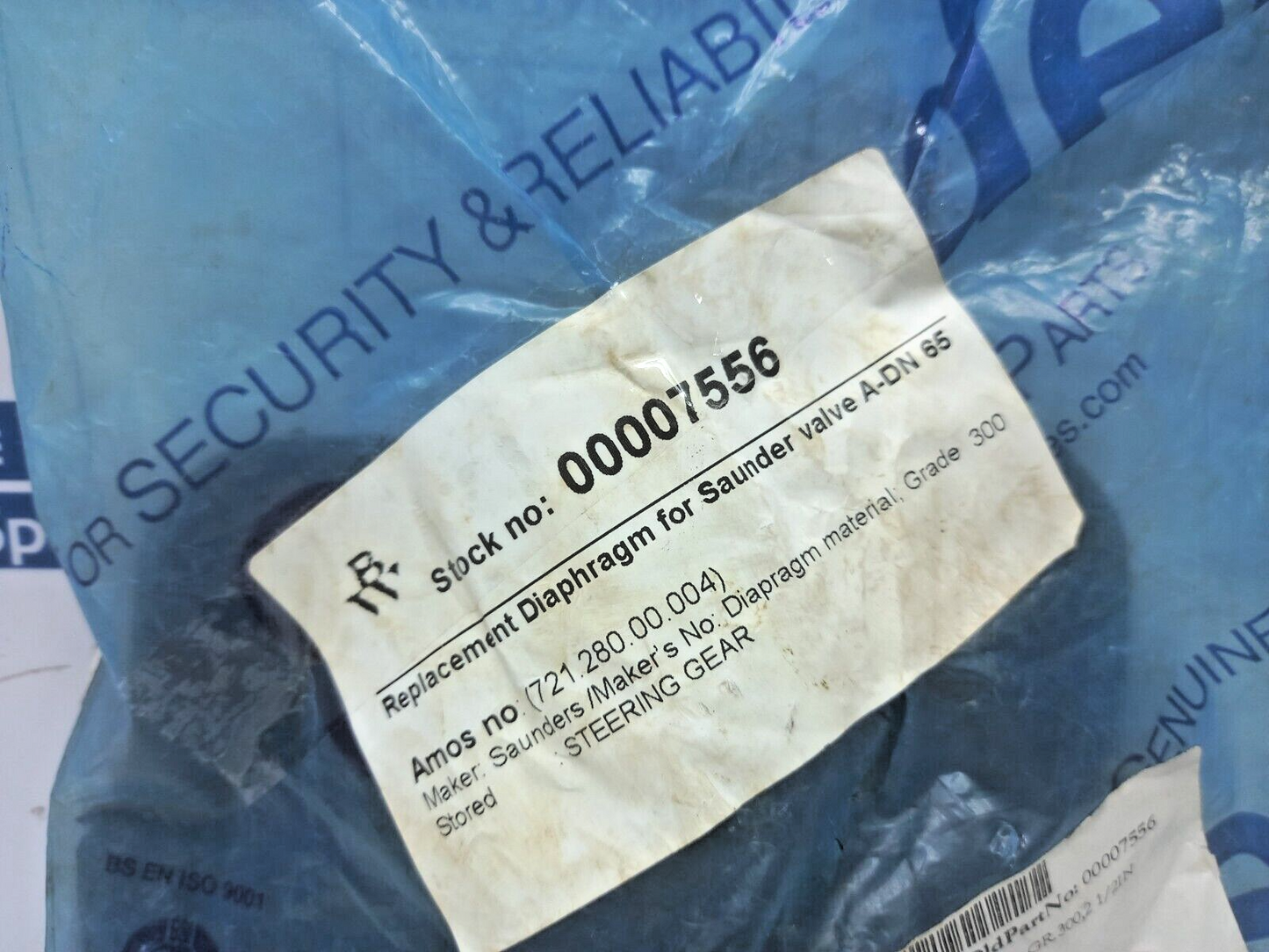 Saunder Grade 300 Replacement Diaphragm For Saunder Valve A-DN 65