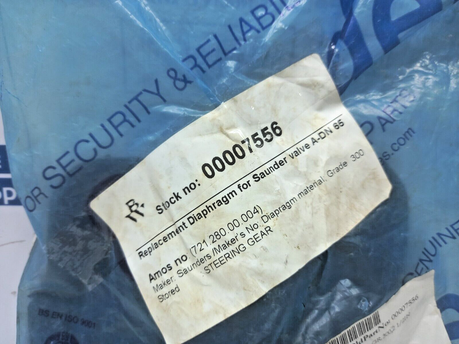 Saunder Grade 300 Replacement Diaphragm For Saunder Valve A-DN 65