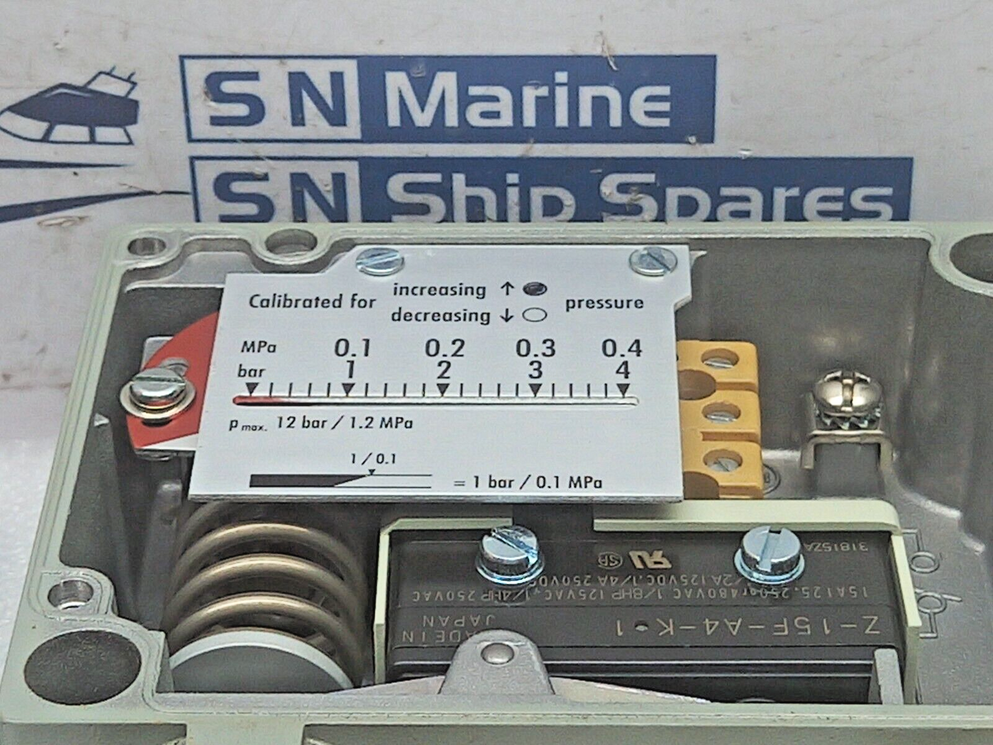 Trafag 0.1-0.4 MPa 1-4Bar Pressure Switch Z-15F-A4-K.1