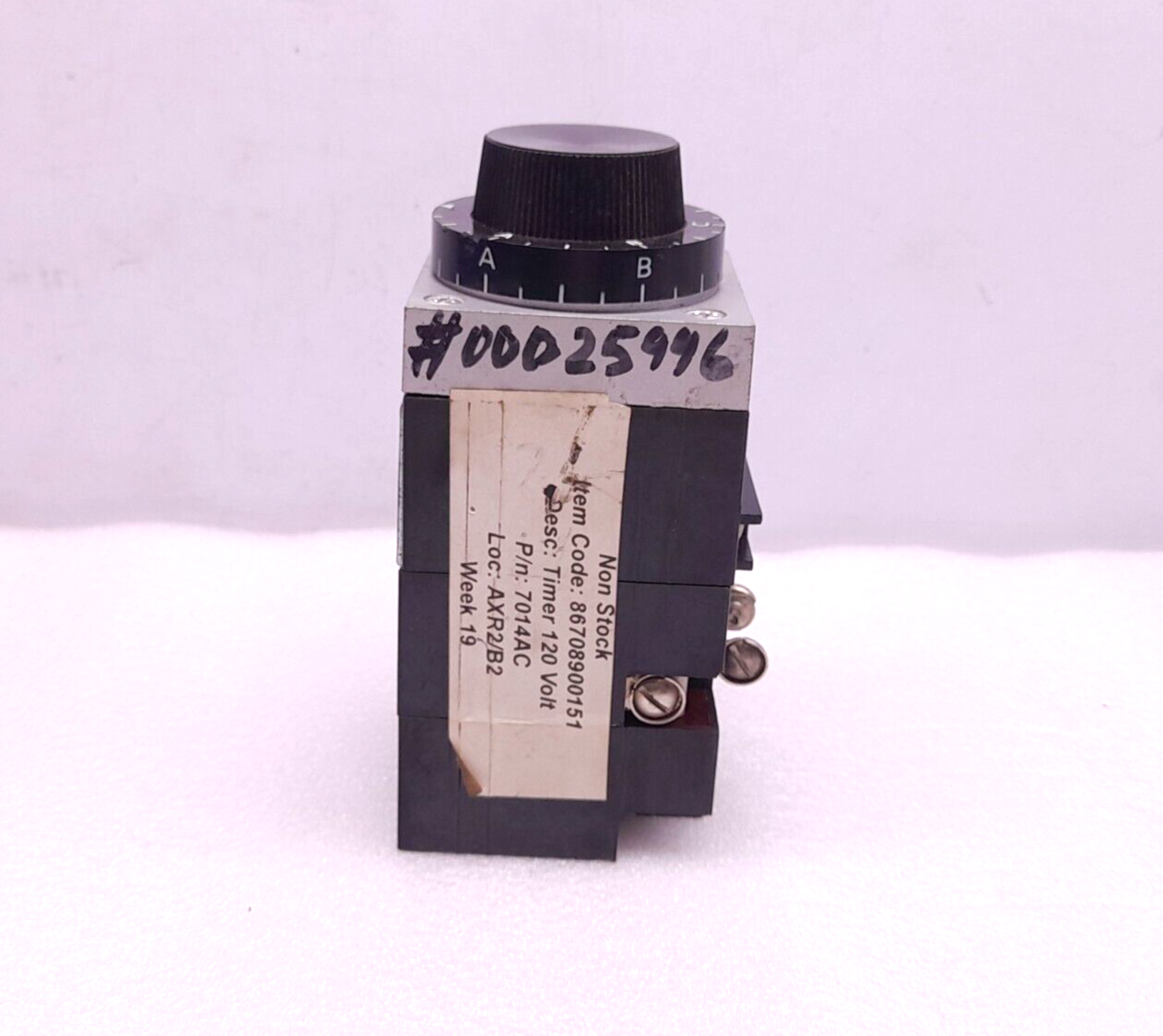 Agastat 7014AC Time Delay Relay 120V 60Hz 2-20 Sec