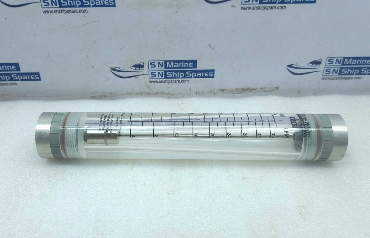 Blue White F-40750LN-16 Flow meter inline 01-10 GPM 1” FNT