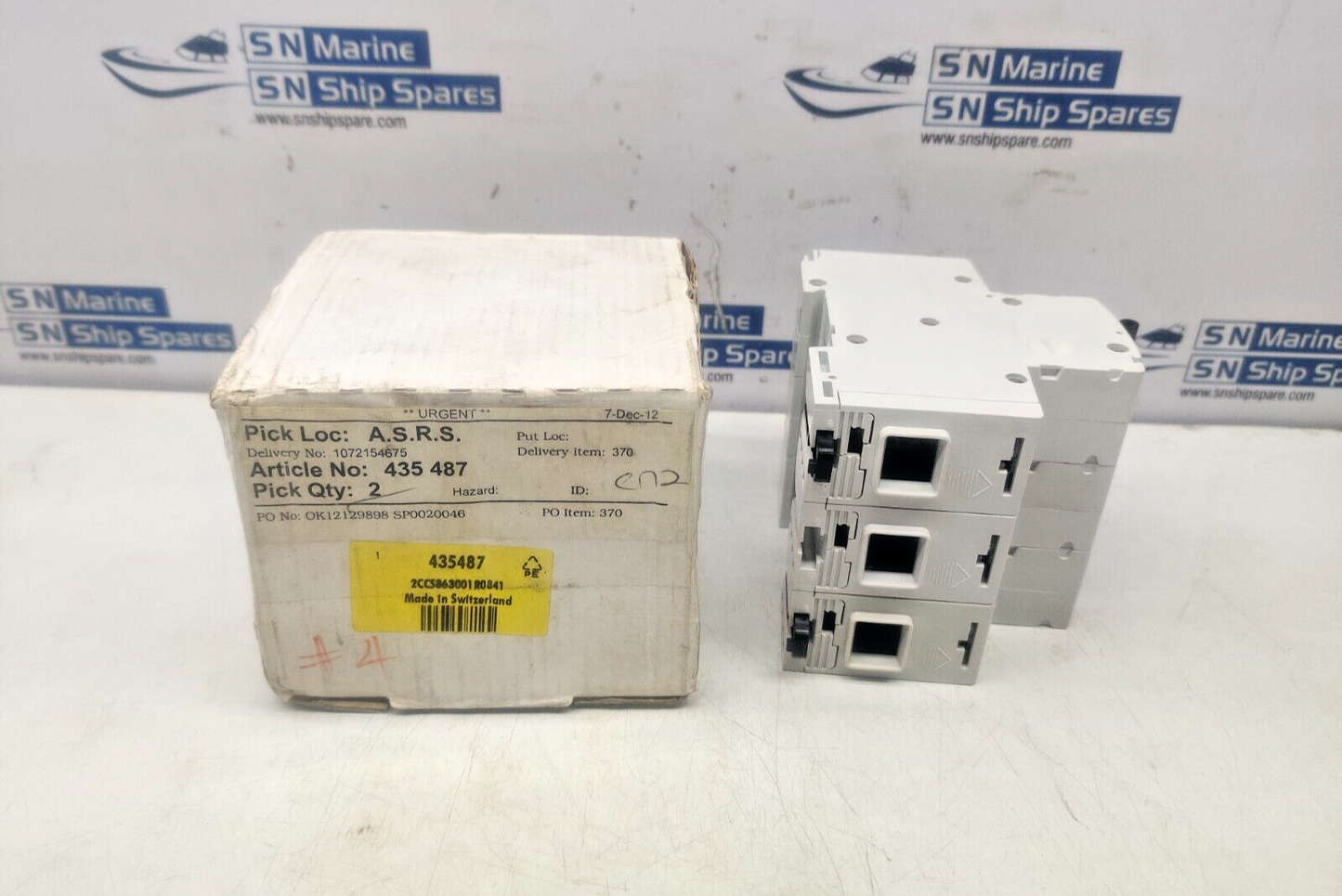 ABB S803S-D125 High Performance MCB 2CCS863001R0841 RS 435487