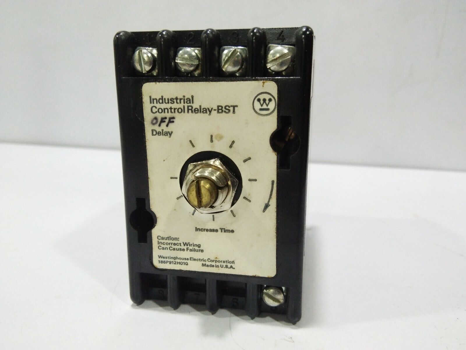 WESTINGHOUSE BST-OF SOLID STATE TIMER 1255C38G25 1-30SEC OFF DELAY TIMING