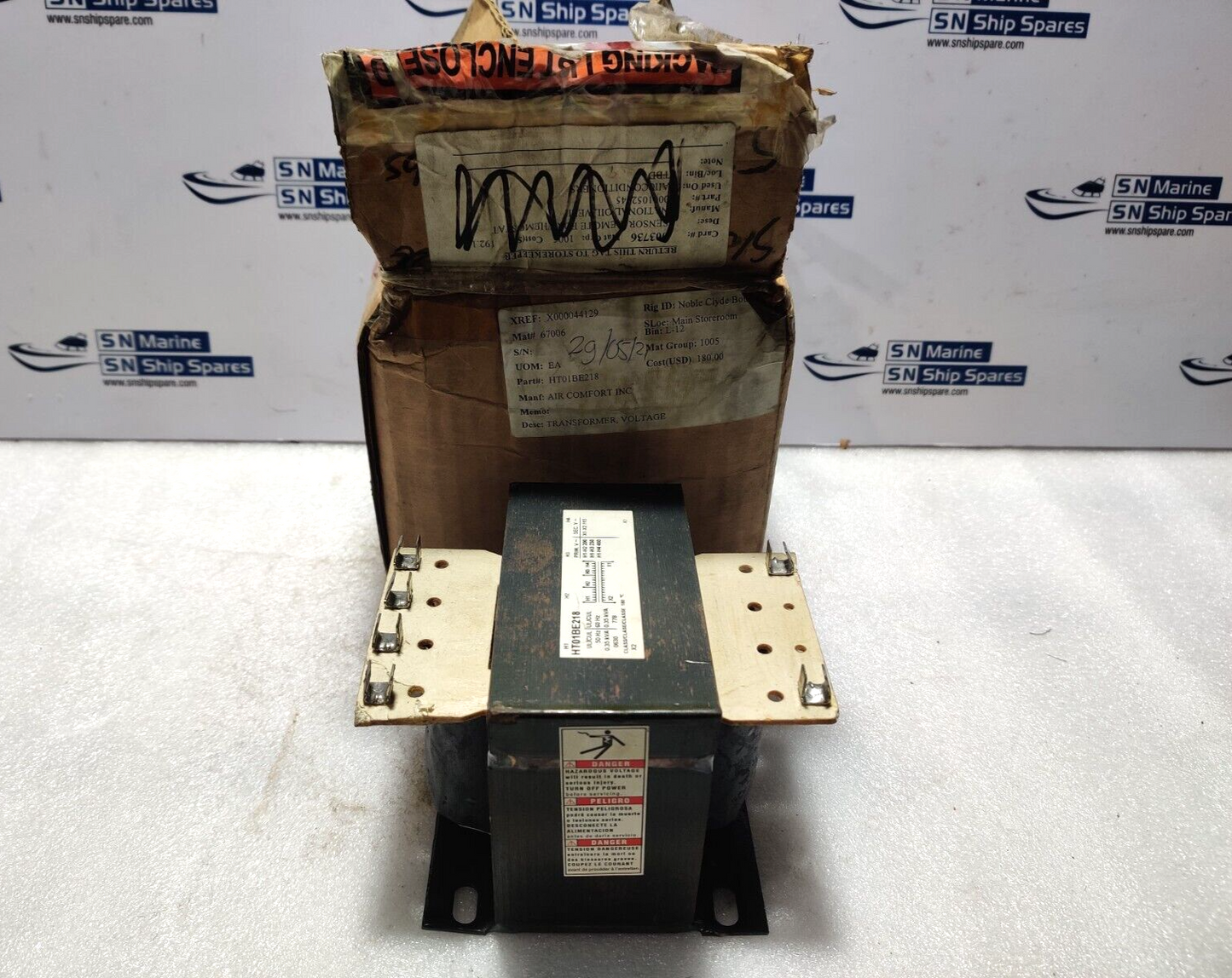 Air Comfort HT01BE218 VoltageTransformer Carrier