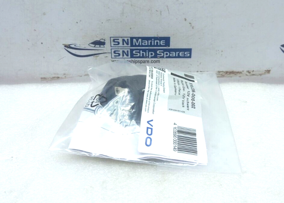 VDO X10-236-000-002 Electric Black Buzzer 12V Steyr Motors 2178760/1