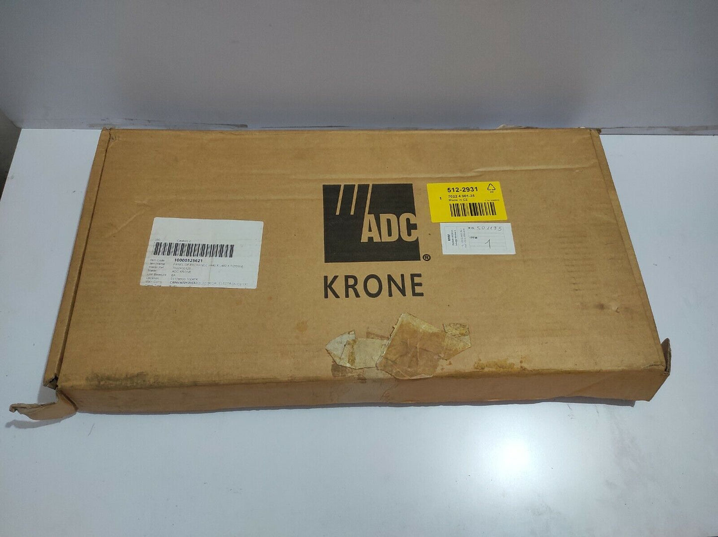 ADC Krone 7022 4 001-25 25 Port Slide Out Patch Panel 7022400125
