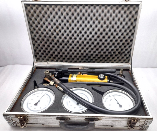 Vimex Calibration Equipment Enerpac Handpump 0-2.5/0-16/0-40 Bar Pressure Gauge