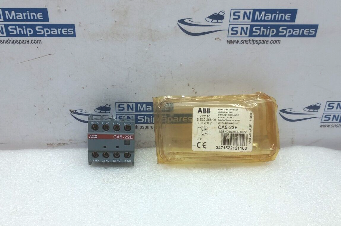 ABB CA5-22E Contact Auxiliaire A600 Q300 2PCs In Lot