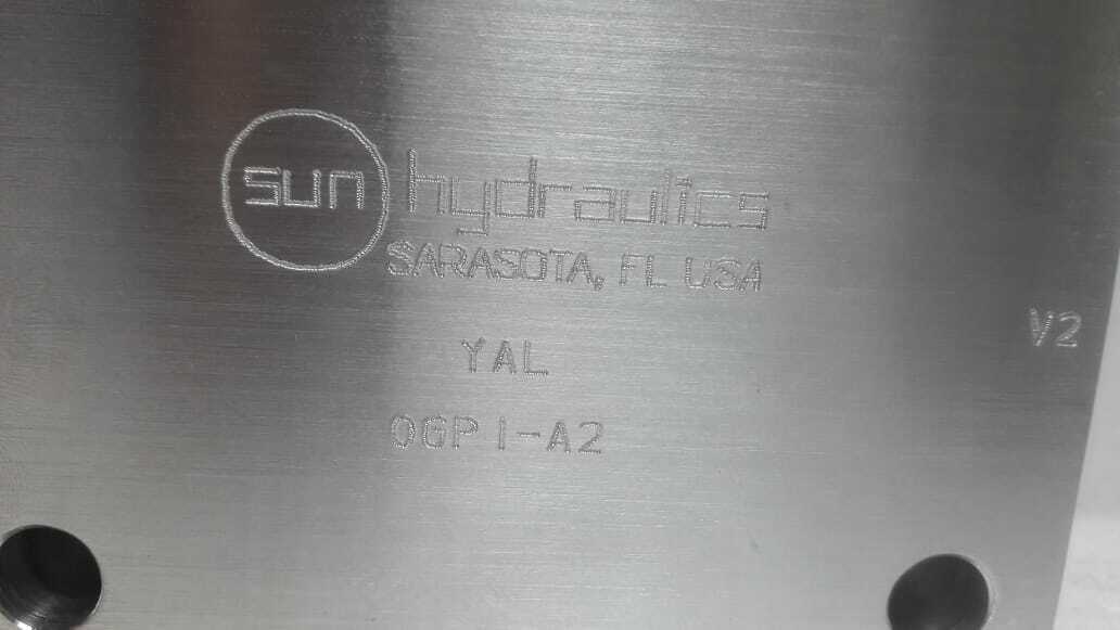 Sun Hydraulics YAL 0GP 1-A2 Hydraulic Manifold Block