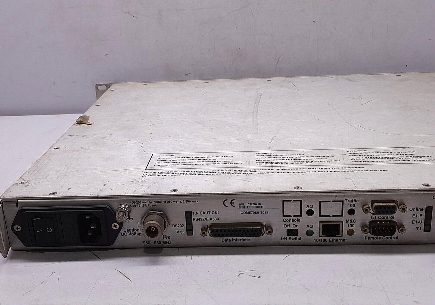 Comtech CDM-570L L-Band Satellite Modem CDM570L0-2014