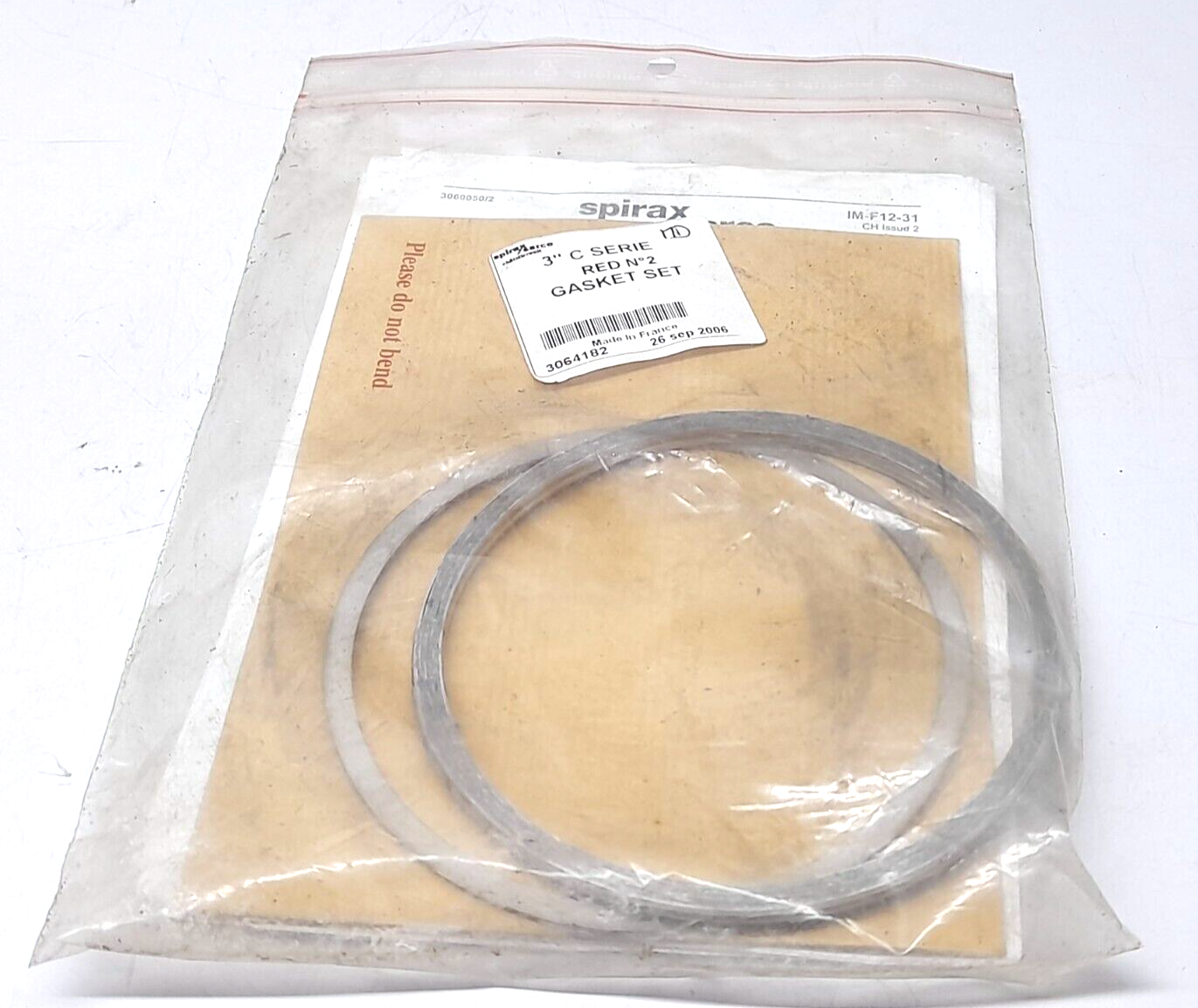 Spirax Sarco 3” C Serie Red N◦2 Gasket Set