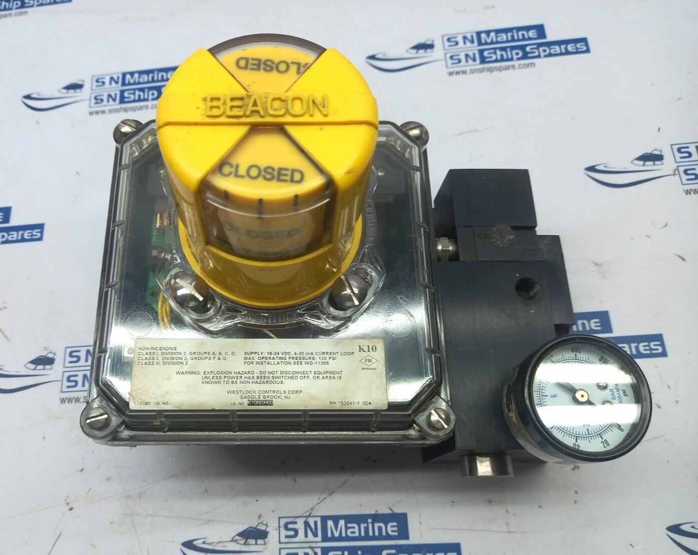Westlock Controls K10NSH00 Pneumatic Electro Positioner 18-24Vdc 4