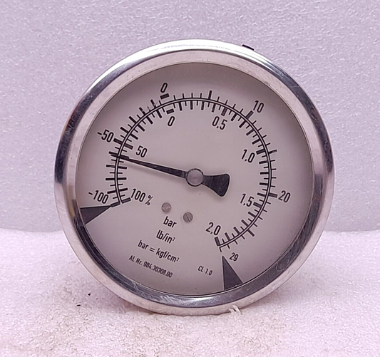 Alfa Laval 984.30308.00 Compound Gauge 100%-2 Bar 984 30308-00