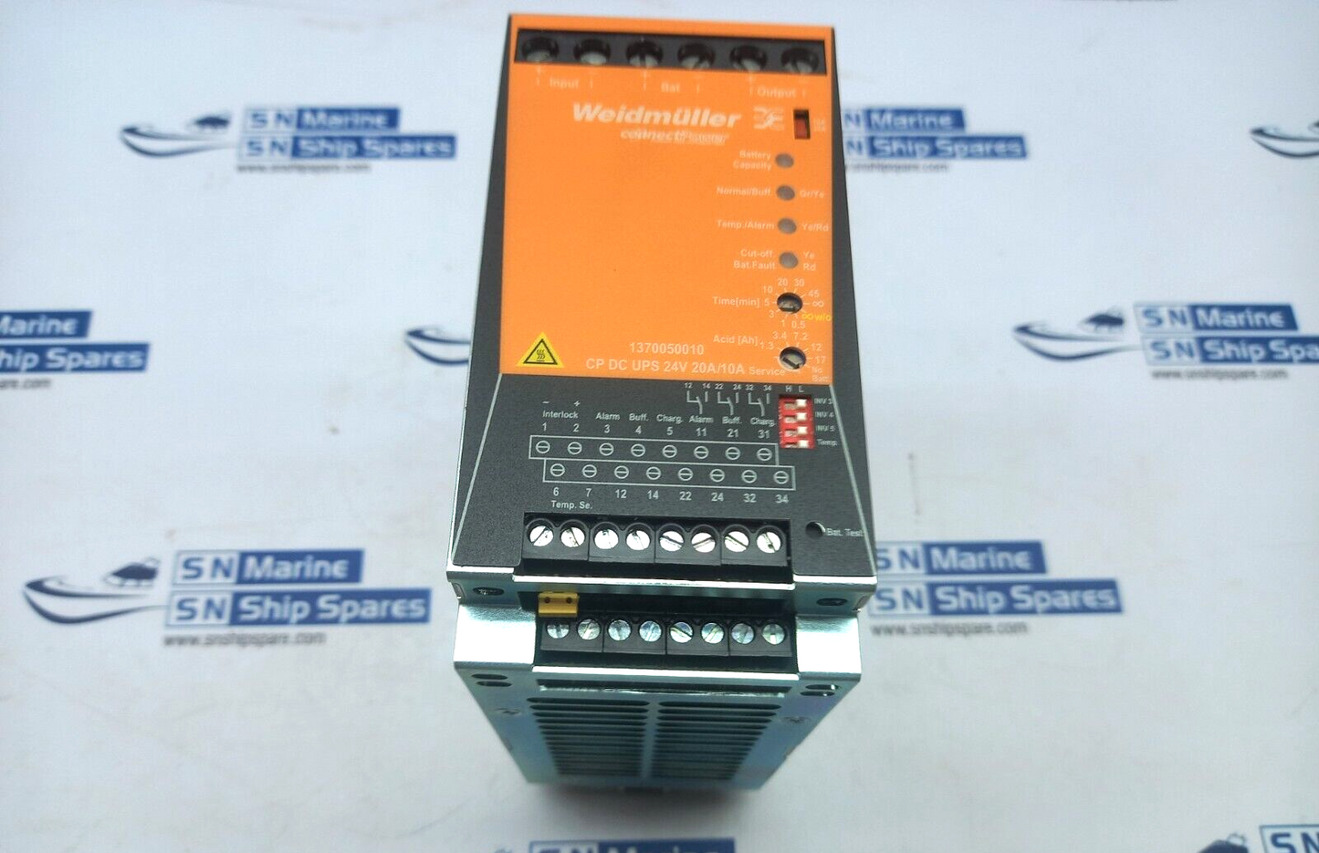 Weidmuller 1370050010 DC Uninterrupted Power Supply UPS 24Vdc 360W 20A/10A