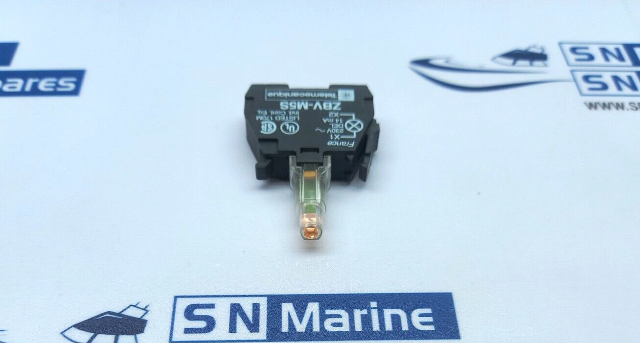 Telemecanique ZBV-M5S Integral Yellow Indicator 230/240AC