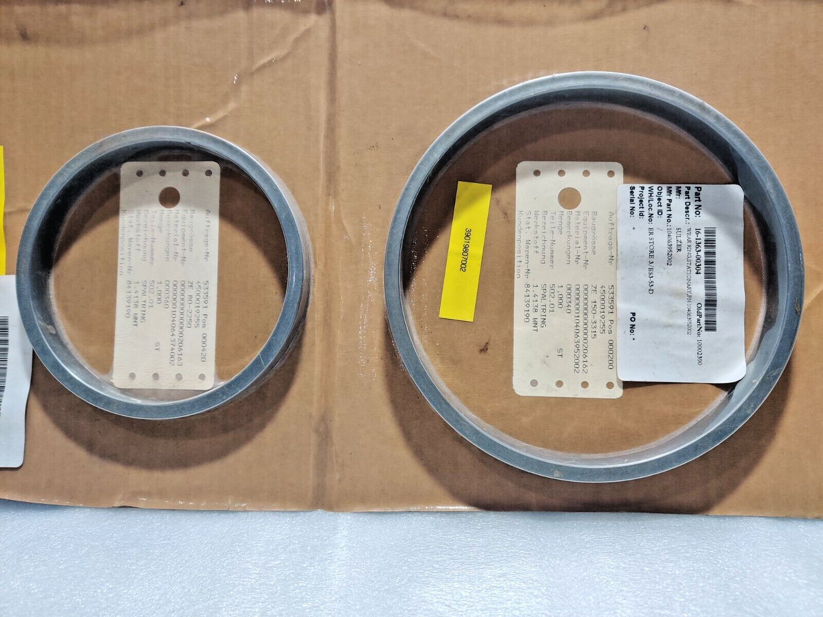Sulzer 104064374002 Wear Ring Stationary 16-1569-00102
