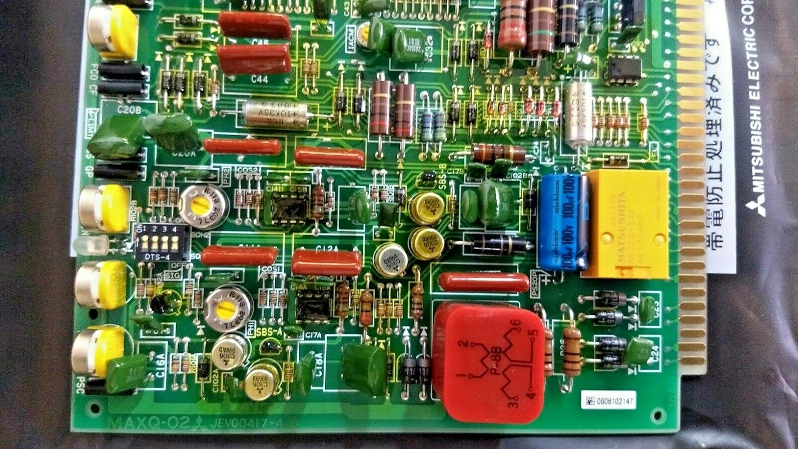 TMEIC - MAXQ-2 PC Board For Deck Crane - JEV00417 - 0806102147