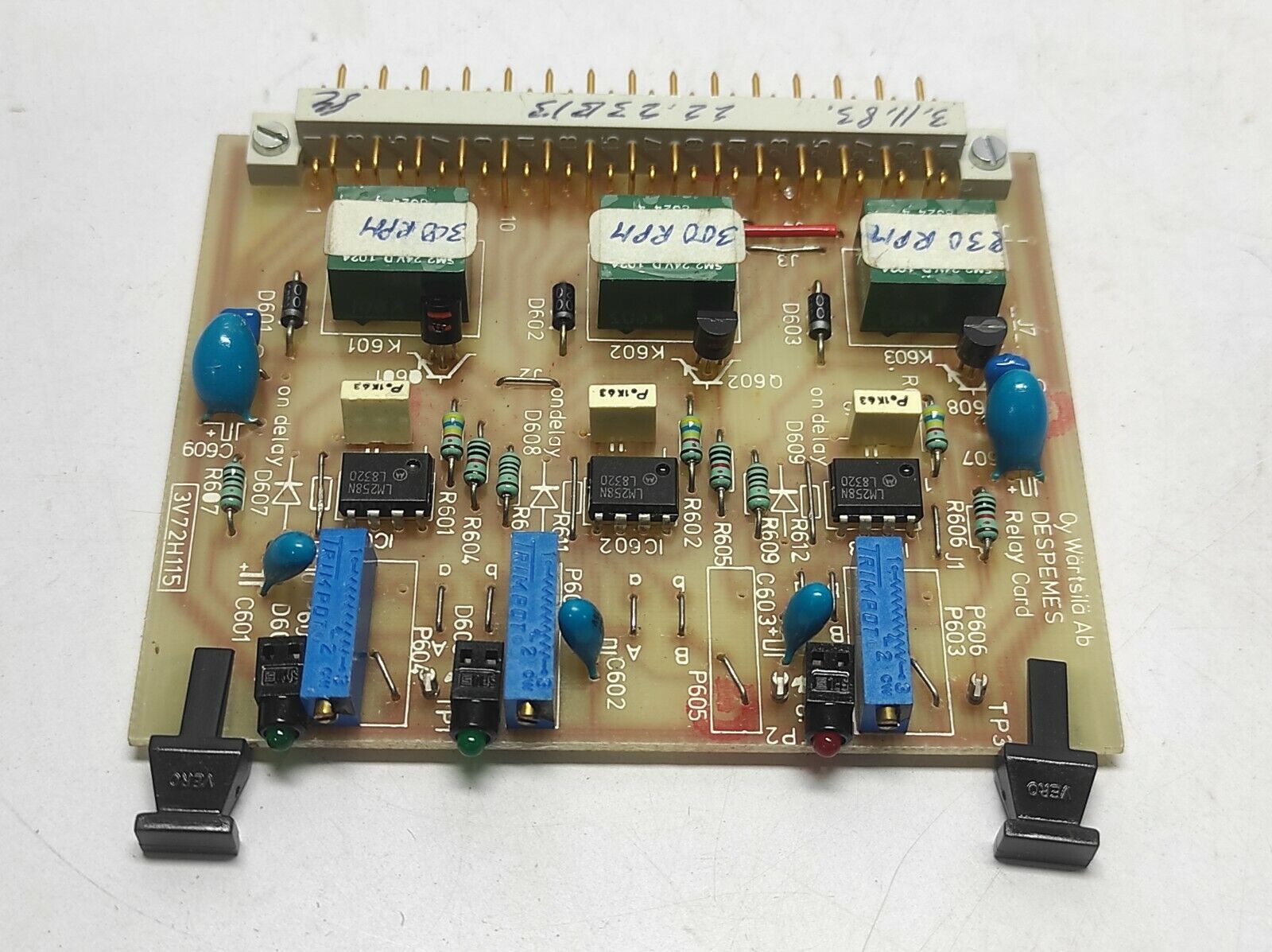Wartsila 3V72H115 Relay Card 2223B001300 22.23B13