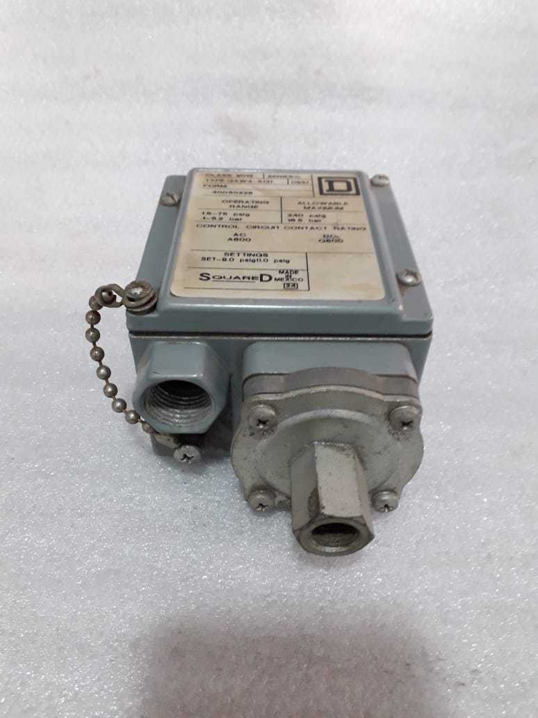SQUARE D INDUSTRIAL PRESSURE SWITCH TYPE: GAW-4 -S131