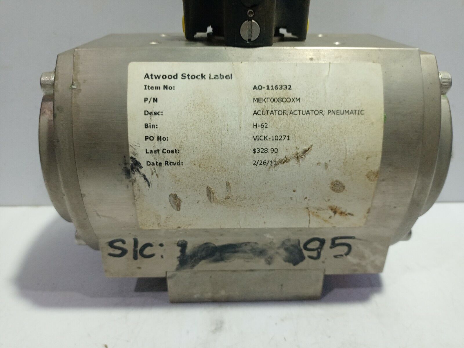 Trutorq TDA 8 F05 CNI E-Type Metric Pneumatic Actuator T008C0XM