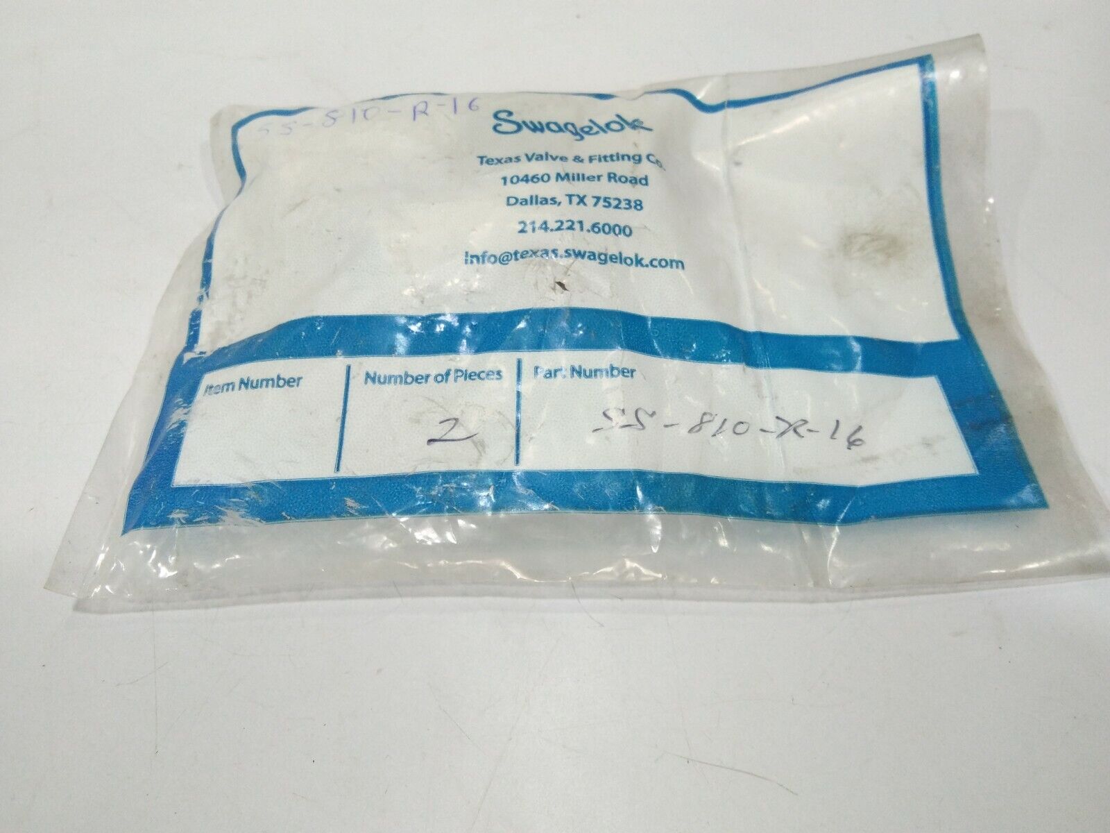 SWAGELOK SS-810-R-16 TUBE REDUCER FITTING SS810R16 2-PCS LOT SALE