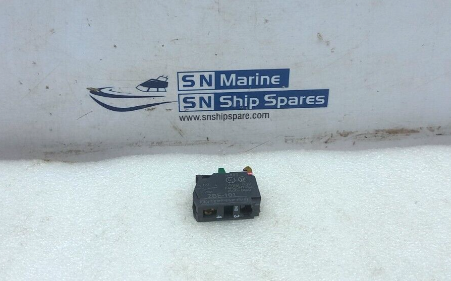 Telemecanique ZBE-101 Contact Block A600-Q600 AC 15 240V 3A 4PCs In Lot