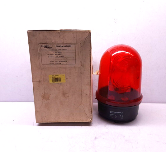 Werma 884 X00 75 Rotating Signal light Red BM 24V AC/DC 1.6A 884 100 75 RS 365-9