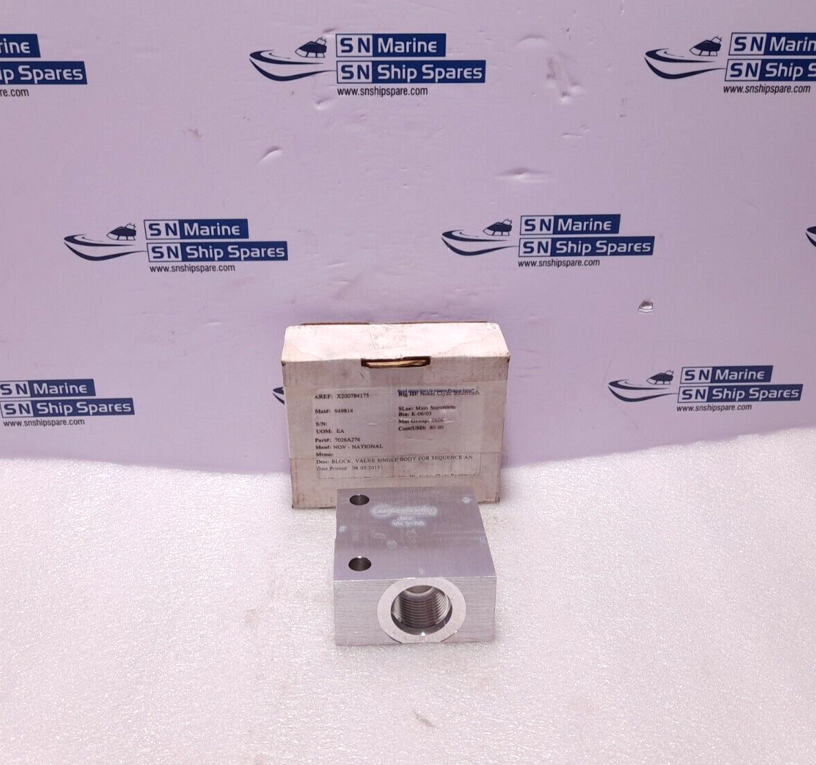 Sun Hydraulics BCL Valve Block NOV 7026A276 BCL 1AL5-AB