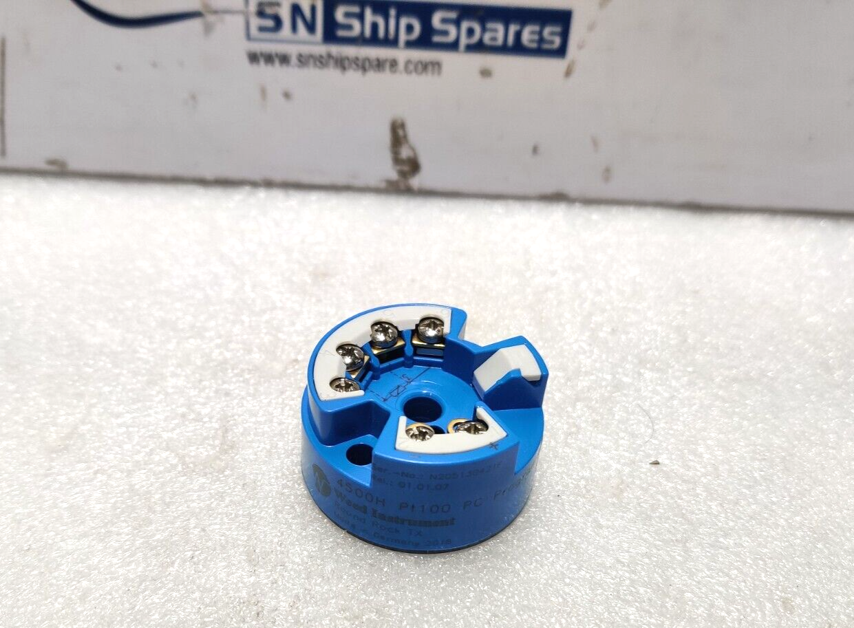 Weed Instrument 4500H Pt100 Programmable RTD Temperature Transmitter