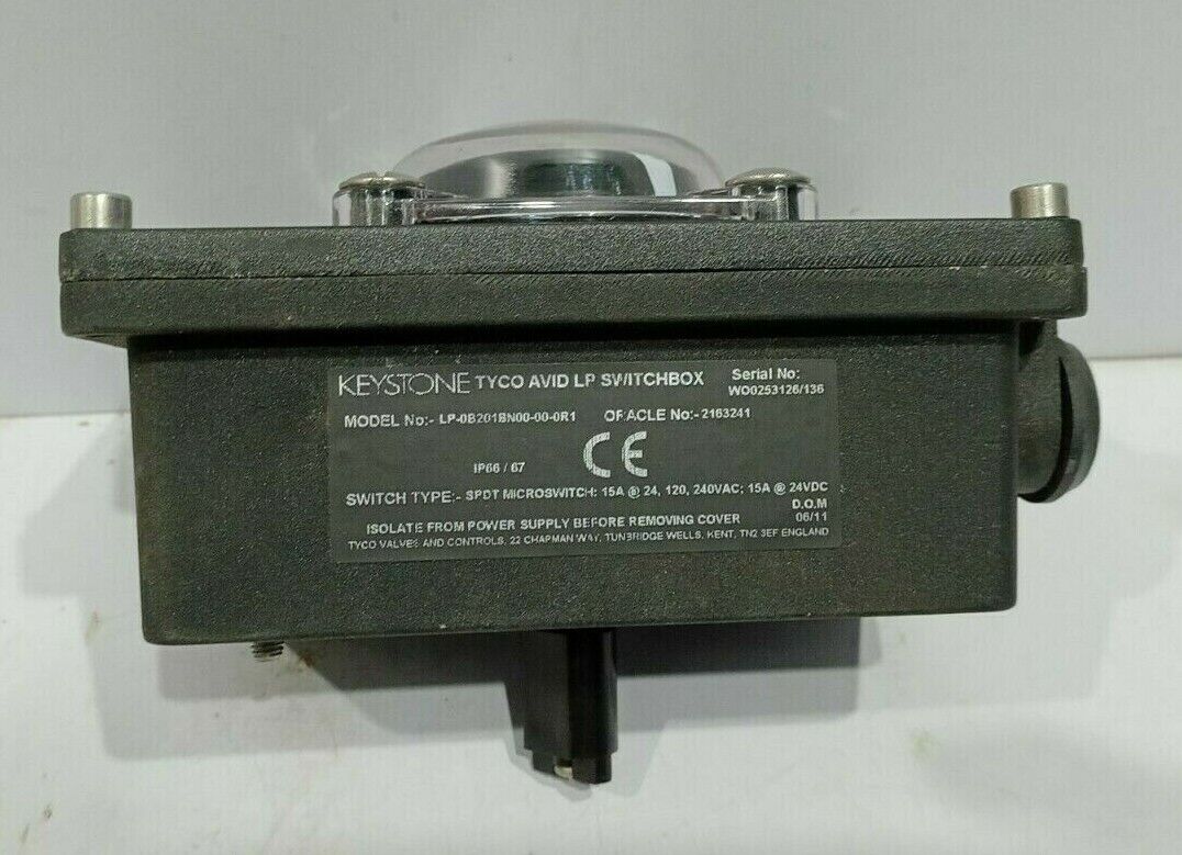 Tyco 2163241 Keystone LP-0B201BN00-00-0R1 Valve Position Monitor