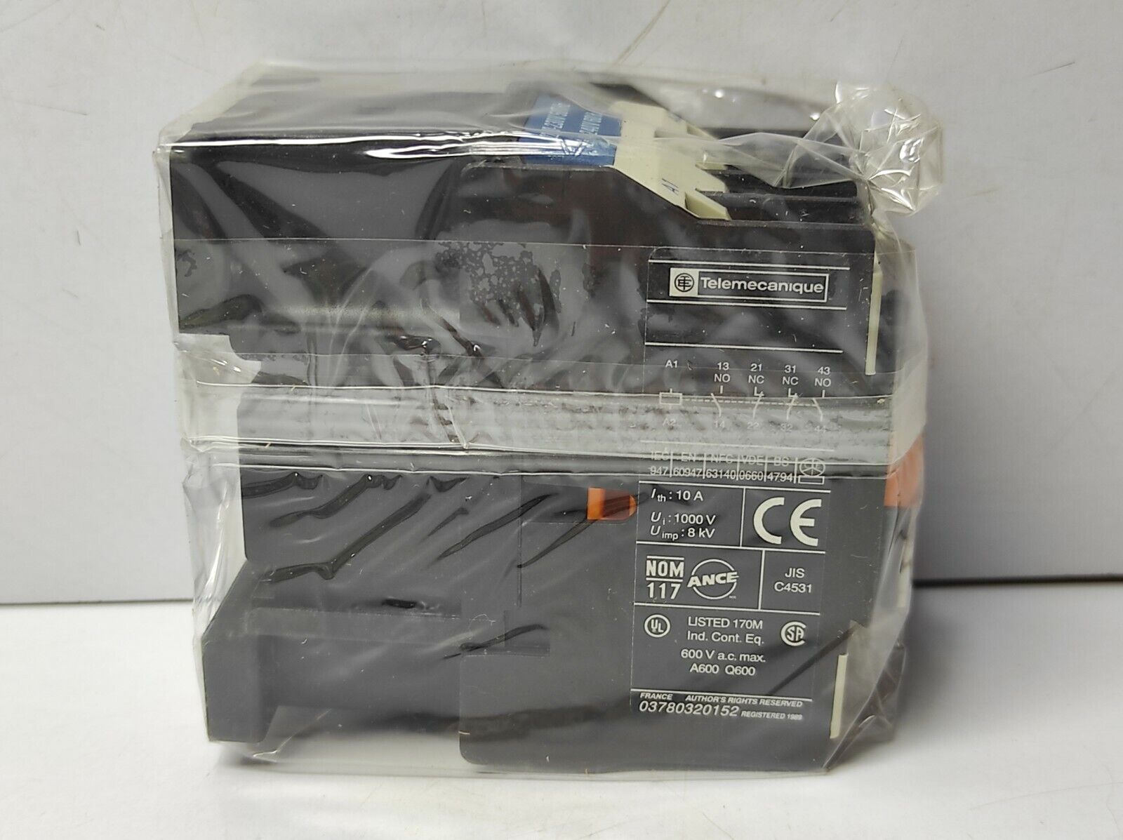 Telemecanique CA2 DN22M7 Control Relay CA2 DN22 220-230V 50Hz 220-240V 60Hz