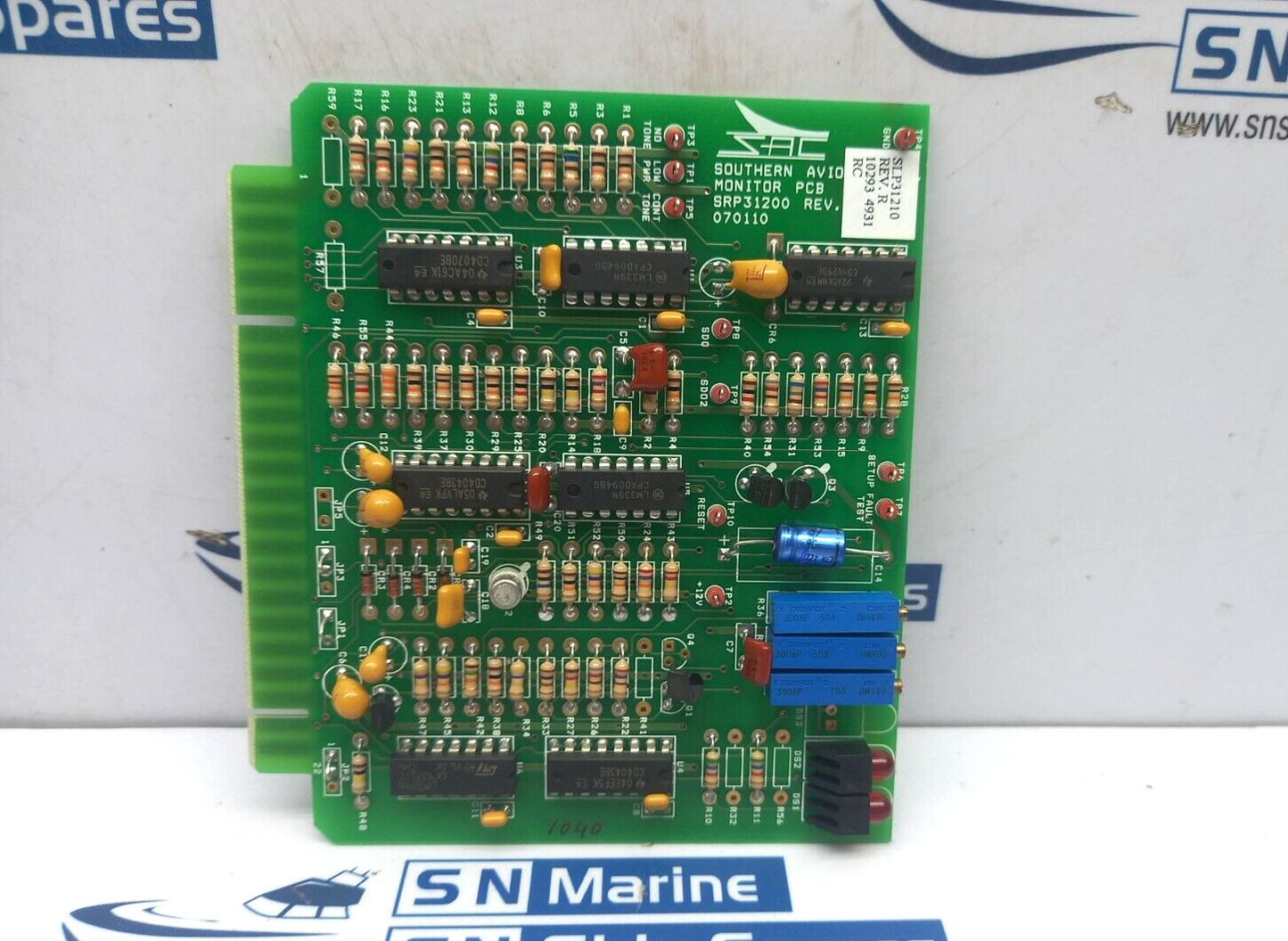 Southern Avionics SRP31200 Monitor Control PCB Rev.R 102934931