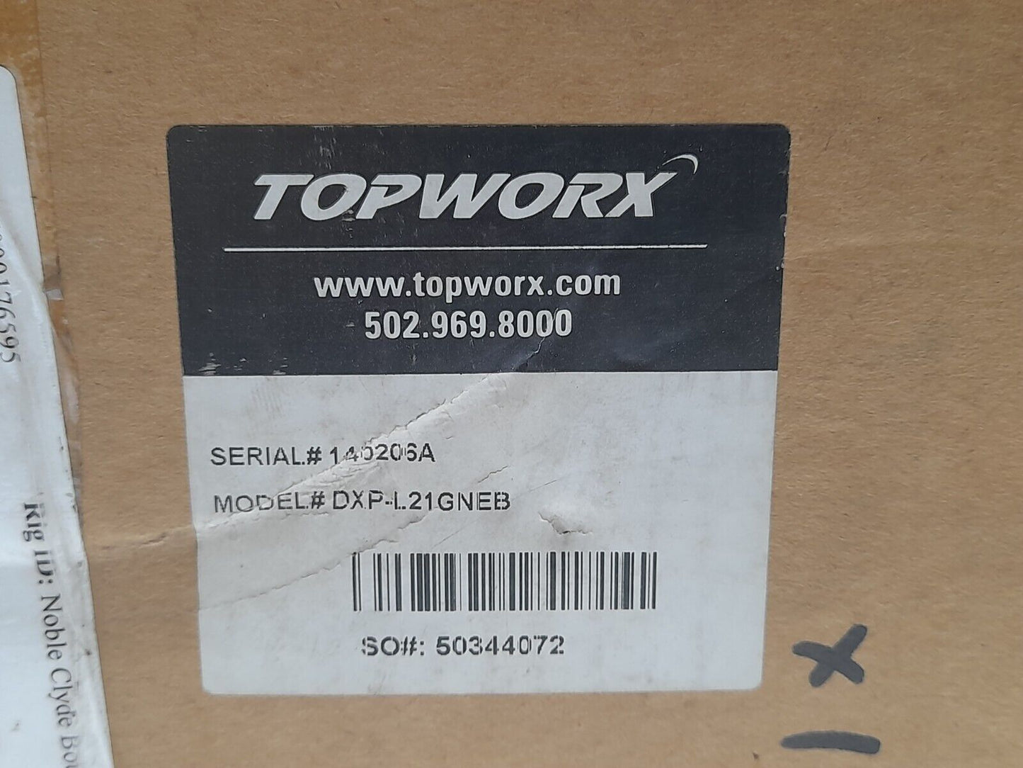 Topworx DXP-L21GNEB Valve Controller NOV 224812 Proximity Limit Switch DXPL21GNE