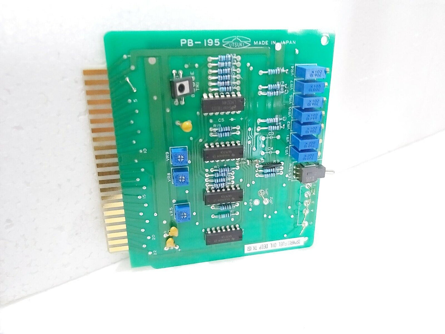 UTSUKI PB-195 PCB CARD FUEL OIL DEEP TK S PB195 TANK LEVEL INDICATOR 