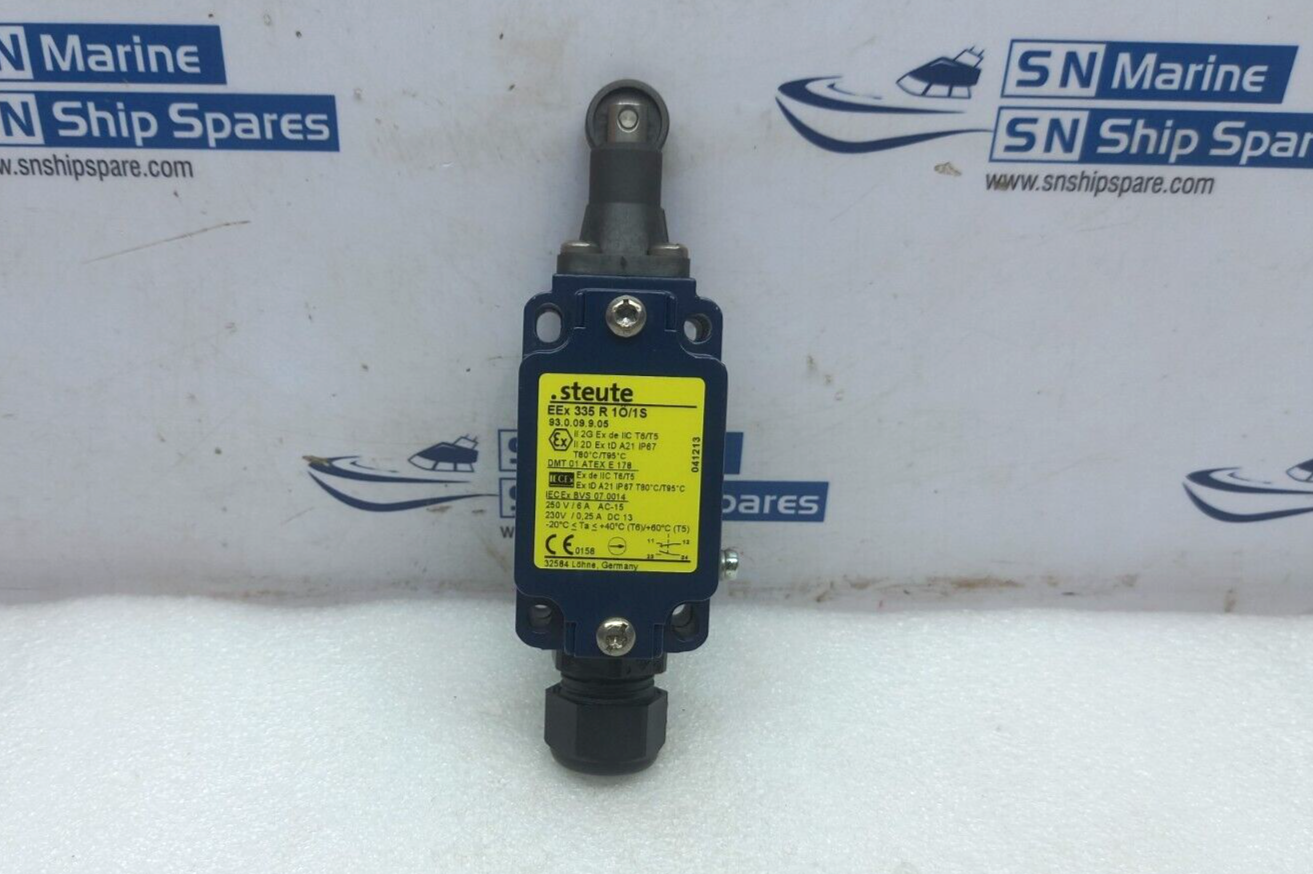 Steute EEx 335 R 1O/1S EX Position Switch Roller Plunger 93.0.09.9.05