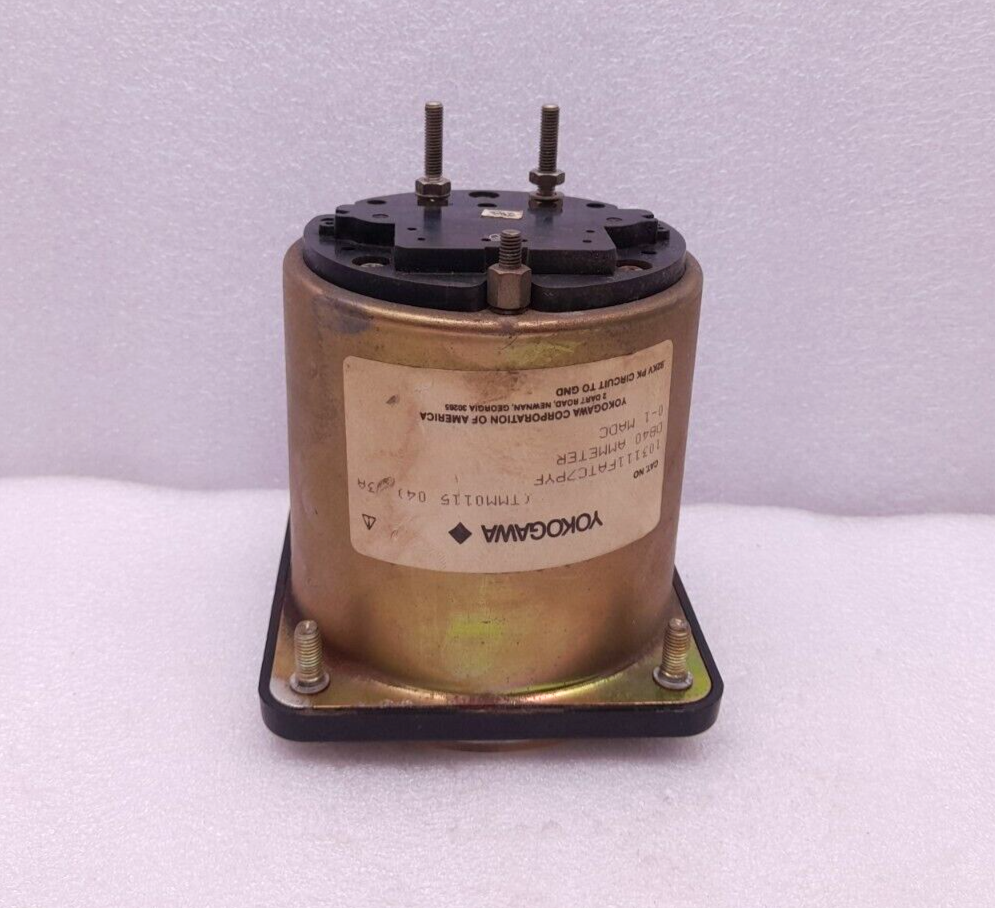 Yokogawa 103111FATC7PYF DB40 Ammeter 0-1MADC 0-1500 Kilovars
