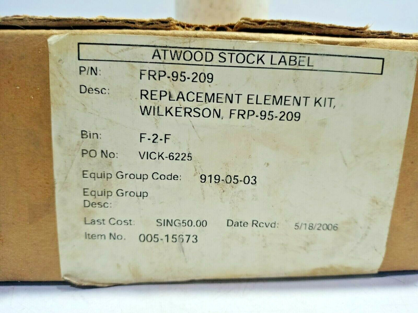 Wilkerson FRP-95-209 Filter Element FRP95209 