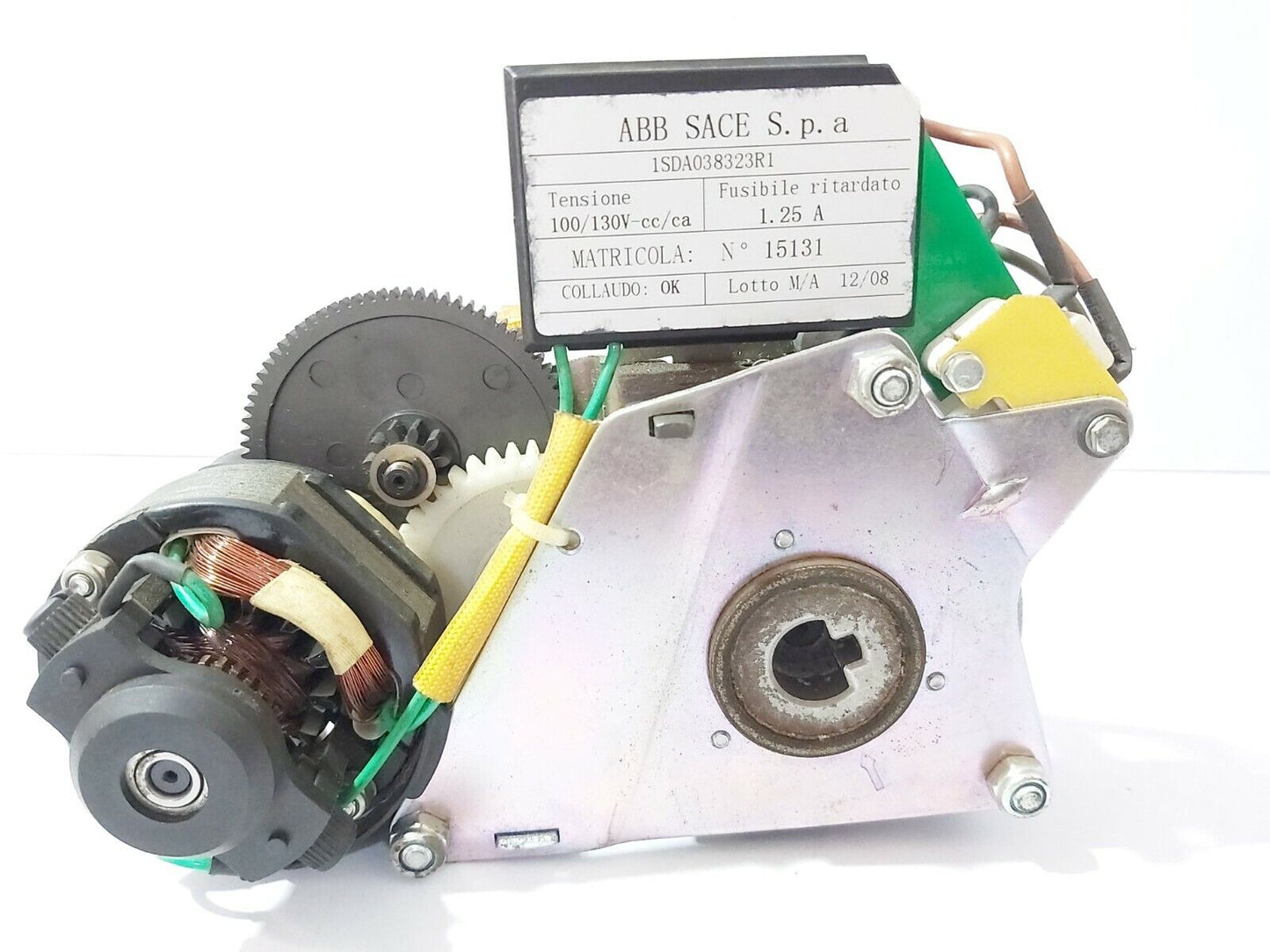 ABB SACE 1SDA03832R1 GEARED MOTOR DEVICE SUPPLY VOLTAGE 100/130V