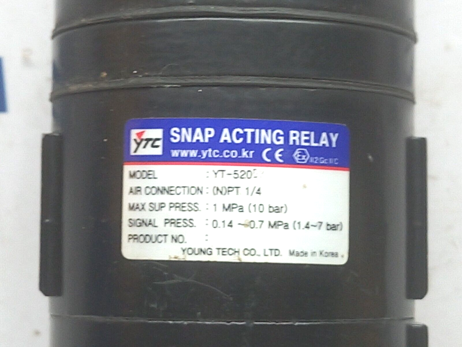 Young Tech YT-520 Snap Acting Relay 1/4”