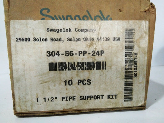 SWAGELOK 304-S6-PP-24P 1 ½”PIPE SUPPORT KIT 304S6PP24P 10PCS LOT SALE